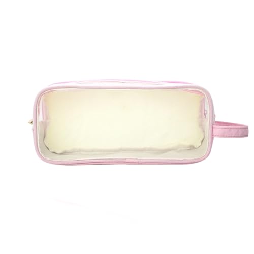 Double Layer Clear Pencil Case Mit 2 Fächern Leichter Reisebereich Für Schulbüro Kunstversorgungen Clear Organizer Beutel von Zenlir
