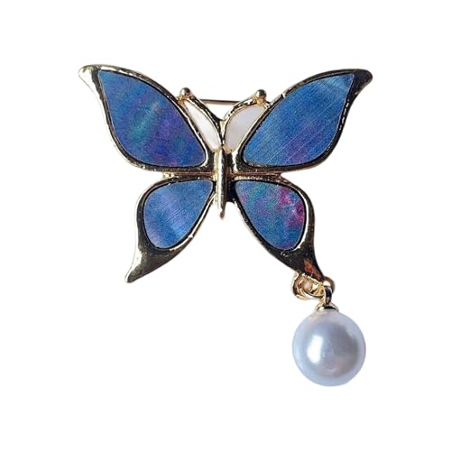 Mode Schmetterlings Perlen Pin Schmuckstücke Waterdrops Designs Sturdy Leges Konstruktion Vielseitig Für Frauen Elegante Legierung Brosche von Zenlir