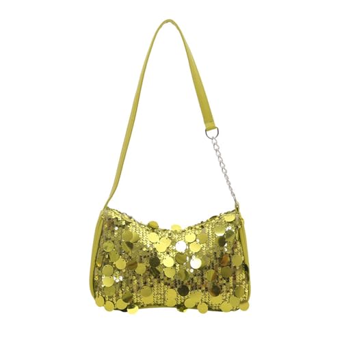 Zenlir Glitzernde Crossbody Tasche Mehrweg Carry Carry Leichter Achselbaus Für Essentials Telefonschlüssel Und Kosmetik Glitzernde Handtasche von Zenlir