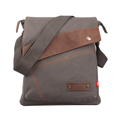 Zenness Canvas Umhängetasche Herren Messenger Bag 27X6X29 CM Verstellbarer Schultergurt Canvas(Armee-Grün) von Genda 2Archer