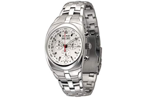 Zeno-Watch - Armbanduhr - Herren - Race Chronograph Fullcalender White - 294Q-g3M von ZENO-WATCH BASEL
