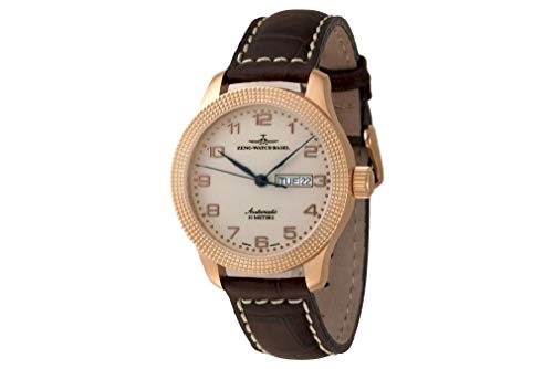 Zeno Watch Basel Herren Uhr Analog Automatik mit Leder Armband 11554DD-Pgr-f2 von Zeno Watch Basel