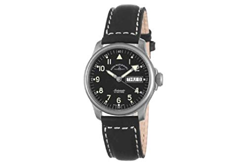 Zeno Watch Basel Herren Uhr Analog Automatik mit Leder Armband 12836DDN-a1-matt von Zeno Watch Basel