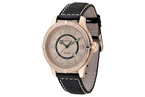 Zeno Watch Basel Herren Uhr Analog Automatik mit Leder Armband 8854-Pgr-h9 von Zeno Watch Basel