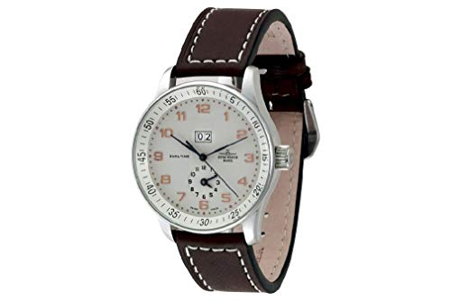 Zeno Watch Basel Herren Uhr Analog Automatik mit Leder Armband P561-f2 von Zeno Watch Basel