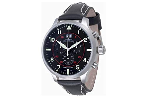 Zeno Watch Basel Herren Uhr Analog Quarz mit Leder Armband 6221N-8040Q-a17 von ZENO-WATCH BASEL