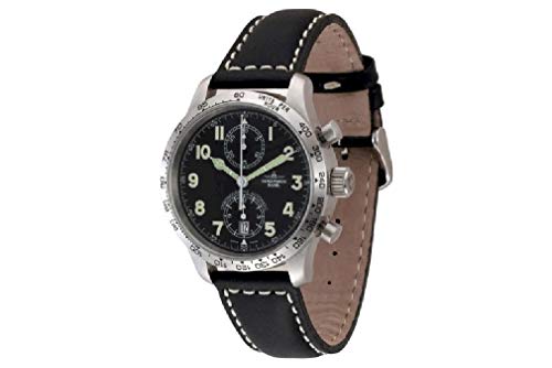 Zeno-Watch Herrenuhr - NC Pilot Tachymeter Chronograph Bicompax - 9557-2T-a1 von ZENO-WATCH BASEL