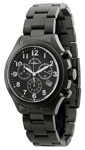 Zeno-Watch Herrenuhr - Aviator Chronograph Black - 926Q-bk-a1M von Zeno