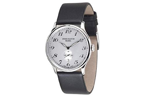 Zeno-Watch Herrenuhr - Flat Bauhaus Quartz - 6493Q-e3 von Zeno