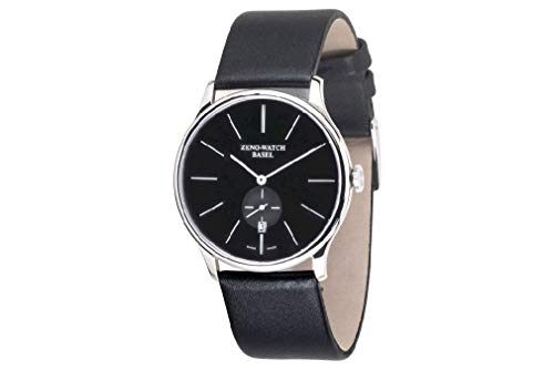 Zeno-Watch Herrenuhr - Flat Bauhaus Quartz - 6493Q-i1 von Zeno