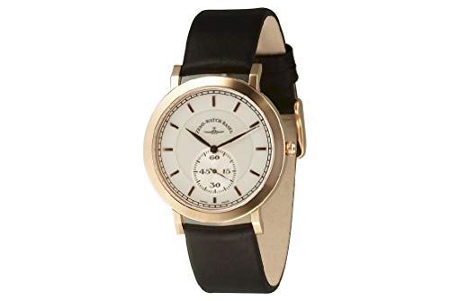 Zeno-Watch Herrenuhr - Flatline Flat 2 Quartz Gold Plated - 6703Q-Pgr-f3 von Zeno