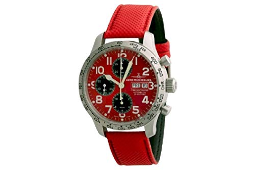 Zeno-Watch Herrenuhr - NC Pilot Tachymeter Chronograph Day-Date - 9557TVDD-2T-b7 von Zeno