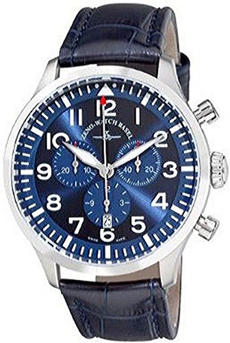 Zeno-Watch Herrenuhr - Navigator NG Chronograph Quartz, Blue - 6569-5030Q-a4 von Zeno