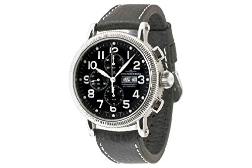 Zeno-Watch Herrenuhr - Nostalgia XL Chronograph Day-Date - 88077TVDD-a1 von Zeno