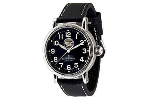 Zeno-Watch Herrenuhr - Nostalgia XL Open Heart - 88073U-a1 von Zeno