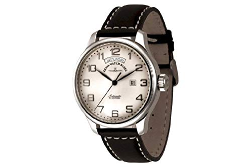 Zeno-Watch Herrenuhr - OS Retro Big Day Polished - 8554DD-12-pol-e2 von Zeno