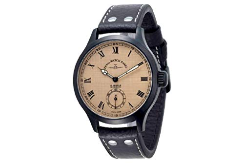 Zeno-Watch Herrenuhr - OS Retro Winder Retro Roma Black - 8558-6-bk-i6-rom von Zeno