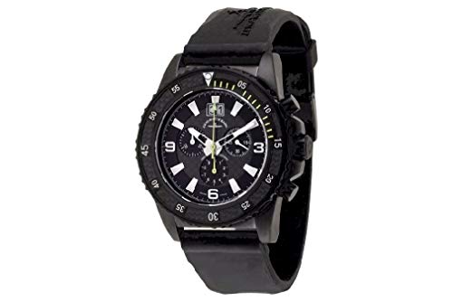 Zeno-Watch Herrenuhr - PD-Look Chrono Q Big Date Black&Yellow - 6478-5040Q-bk-s1-9 von Zeno