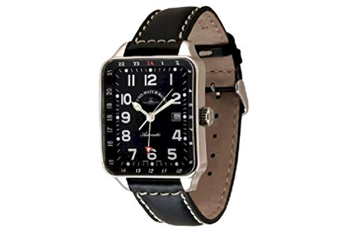 Zeno-Watch Herrenuhr - SQ Pilot GMT (Dual Time) - 163GMT-a1 von ZENO-WATCH BASEL