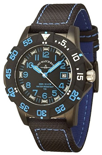 Zeno-Watch Herrenuhr - Sport H3 Fashion Diver Black&Blue - 6709-515Q-a1-4 Zeno-Watch Herrenuhr - Sport H3 Fashion Diver Black&Blue - 6709-515Q-a1-4 von Zeno