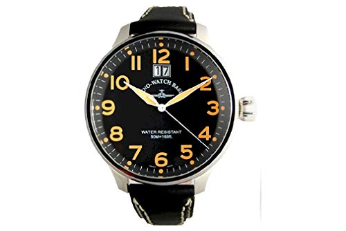 Zeno-Watch Herrenuhr - Super Oversized Big Date - 6221-7003Q-a15 von Zeno