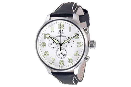 Zeno-Watch Herrenuhr - Super Oversized Chrono Big Date - 6221-8040Q-a2 von Zeno