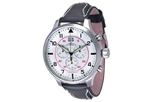 Zeno-Watch Herrenuhr - Super Oversized Chrono Big Date Navigator - 6221N-8040Q-a2 von Zeno