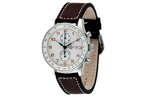 Zeno-Watch Herrenuhr - X-Large Retro Chronograph Bicompax - P557BVD-f2 von Zeno