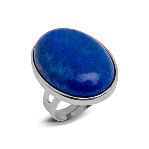 Zentana Lapislazuli-Ring – Cabochon-Edelstein – Freundschaft Zentana Lapislazuli-Ring – Cabochon-Edelstein – Freundschaft von Zentana
