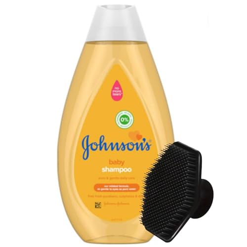 Wiegenkappenbürste und Baby-Shampoo-Badeset – Wiegenkappe, Kopfhautpeeling, Behandlung für Neugeborene und Kleinkinder, Baby-Shampoo 300 ml & Neugeborene Essentials Baby-Badebürste – verhindert Wiegenkappenbürste und Baby-Shampoo-Badeset – Wiegenkappe, Kopfhautpeeling, Behandlung für Neugeborene und Kleinkinder, Baby-Shampoo 300 ml & Neugeborene Essentials Baby-Badebürste – verhindert von Zentri