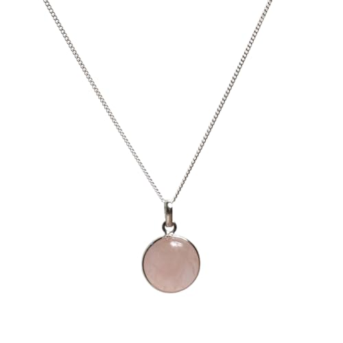 Zenvya Rosenquarz Halskette - 925 Sterling Silber Zenvya Rosenquarz Halskette - 925 Sterling Silber von Zenvya