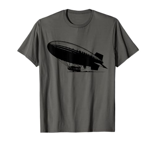 Vintage Zeppelin 80er Jahre Dirigible Retro Luftschiff Herren & Damen T-Shirt von Zepelin Vintage Blimp Apparel
