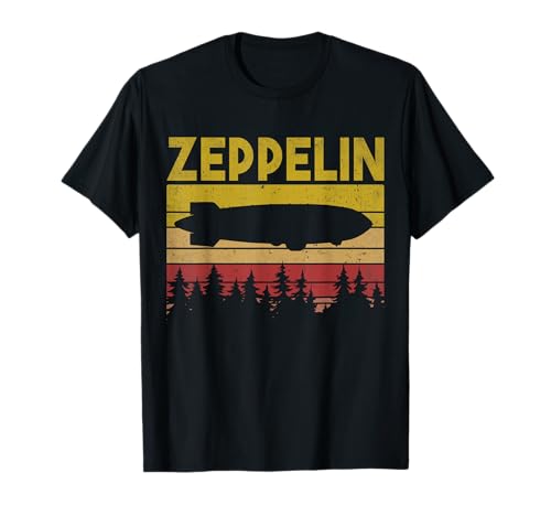 Vintage Zeppelin 80er Jahre Dirigible Retro Luftschiff Herren & Damen T-Shirt Vintage Zeppelin 80er Jahre Dirigible Retro Luftschiff Herren & Damen T-Shirt von Zepelin Vintage Blimp Graphics