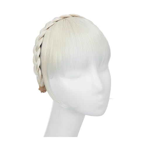 Natural Looking Hair Bangs Clip-In Fringe for Wome Stylische Perücke mit Pony und Haarband-Clip, natürlich aussehendes Haarteil for Damen – ideal for den Alltag und Partys – synthetisches Stirnband – Natural Looking Hair Bangs Clip-In Fringe for Wome Stylische Perücke mit Pony und Haarband-Clip, natürlich aussehendes Haarteil for Damen – ideal for den Alltag und Partys – synthetisches Stirnband – von Zephyria