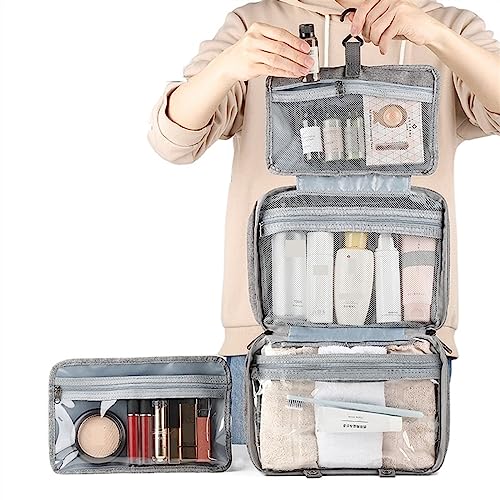 Travel Cosmetic Organizer for Women, Die Make-up-Tasche ist tragbar und verfügt über eine Aufhängung mit großer Kapazität, die wasserdicht, waschbar und waschbar ist. Kosmetik, multifunktionale Aufbew von Zephyria