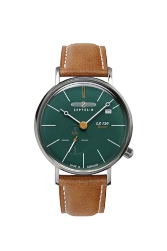 Zeppelin lz120 Rome Herren Uhr analog Quarzwerk mit Leder Armband 7139-3 von Zeppelin