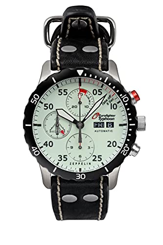 Zeppelin Herrenuhr Serie Eurofighter Automatik Chronograph ETA Valjoux 7750 Saphirglas Datum 7218-5 von Zeppelin