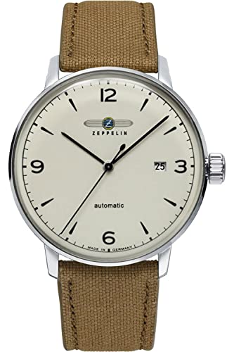 Zeppelin lz129 Hindenburg Herren Uhr analog Automatik mit Plastik Armband 8064-5n von Zeppelin