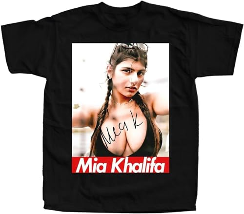 ZeraPh Hot Mia Khalifa Schwarz L T-Shirt L Men Casual Party Style Baumwolle Kurzarm Crew Rundhals-Ausschnitt Unisex-Erwachsene T-Shirt Hemd ZeraPh Hot Mia Khalifa Schwarz L T-Shirt L Men Casual Party Style Baumwolle Kurzarm Crew Rundhals-Ausschnitt Unisex-Erwachsene T-Shirt Hemd von ZeraPh