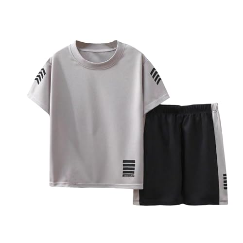 Zerfoogh Jungen Sportbekleidung Set - Sommer Kinderkleidung mit Atmungsaktivem T-Shirt & Shorts für Jungen 3-10 Jahre von Zerfoogh