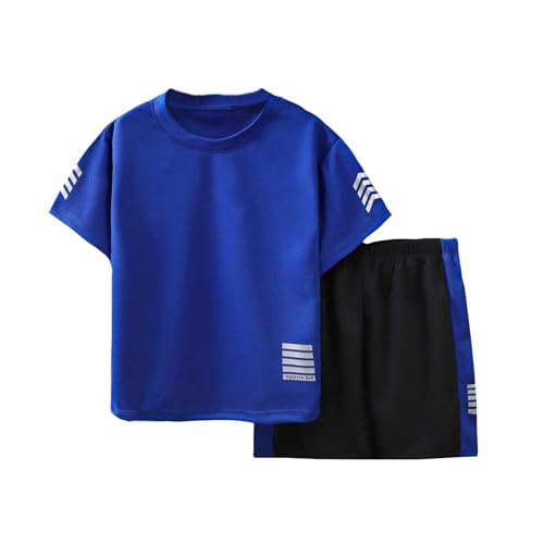 Zerfoogh Toddler Boys Clothes Mesh Athletic Summer Short Sleeve T-Shirt und Shorts Kids Outfit Set 3-10 Jahr von Zerfoogh