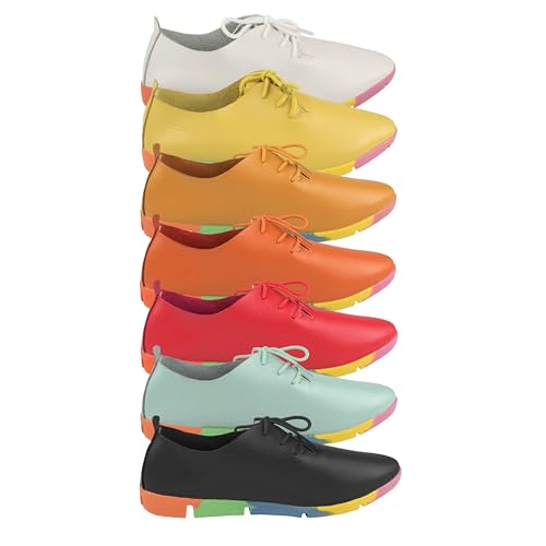 Zerimar Damen Bequeme Kleiderschuhe - Mokassins Damen Leder - Ballerinas Damen für den Sommer - Damen Sommerschuhe - Damen Mokassins in Leder - Bequeme Schuhe - Farbe Weiß - Größe 40 von Zerimar