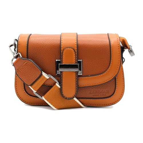 Zerimar Damen Handtaschen aus Naturleder - Lässige Handtaschen - Damen Handtaschen - Umhängetaschen - Handtaschen Tote - Größe: 18x12x7,5 cm - Leder von Zerimar