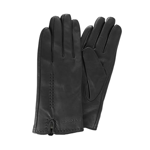 Zerimar Damen-Lederhandschuhe | Warme Lederhandschuhe | Lederhandschuhe für Damen | Echte Lederhandschuhe | Farbe Schwarz | Größe 8 von Zerimar