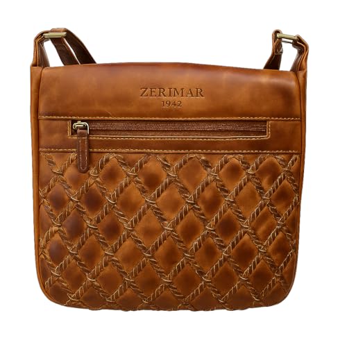 Zerimar Damentasche aus Leder - Exklusive Gravur - Hochwertiges Leder mit edler und raffinierter Haptik - 26 x 8 x 25 cm, Leder von Zerimar