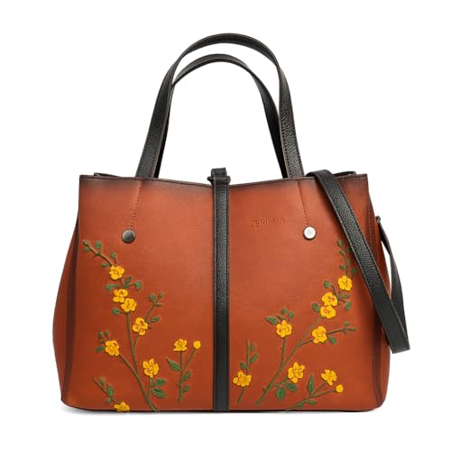 Zerimar Damentasche aus Leder mit exklusiver Gravur – hochwertiges Leder mit einem raffinierten und raffinierten Touch – 23 x 30 x 13 cm, Leder von Zerimar