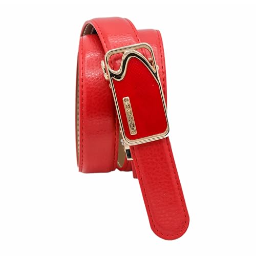 Zerimar Gürtel Damen Dünn | Echt Leder | Jeansgürtel Damen | 24mm Breit | Verstellbar | Handgefertigt | Trinquet Hebel | 100% Rindsleder von Zerimar