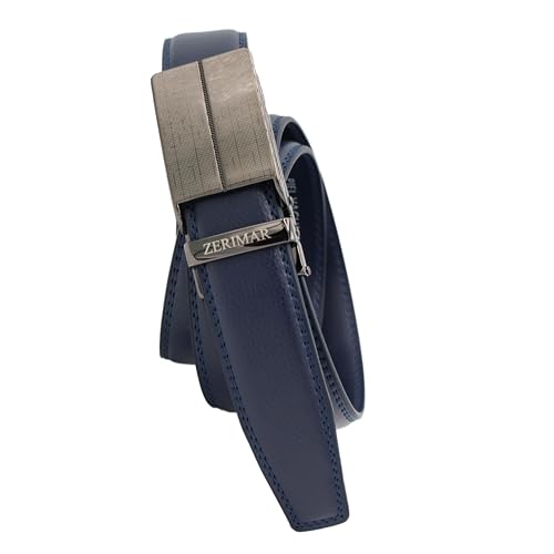 Zerimar Herren Gürtel | Ledergürtel aus Echtem Rindsleder | 31mm Breit | Automatische Trinquettschnalle | Verstellbar | Handgefertigt Zerimar Herren Gürtel | Ledergürtel aus Echtem Rindsleder | 31mm Breit | Automatische Trinquettschnalle | Verstellbar | Handgefertigt von Zerimar