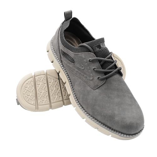 Zerimar Herren-Sneaker – Sommerschuhe aus Leder für Herren – Sportschuhe für Herren – Elegante und Bequeme Tennisschuhe für Herren für den täglichen Gebrauch – Farbe: Gris – Größe 41 von Zerimar