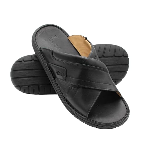 Zerimar Herren Sommersandalen - Schwarz, Größe 42 von Zerimar